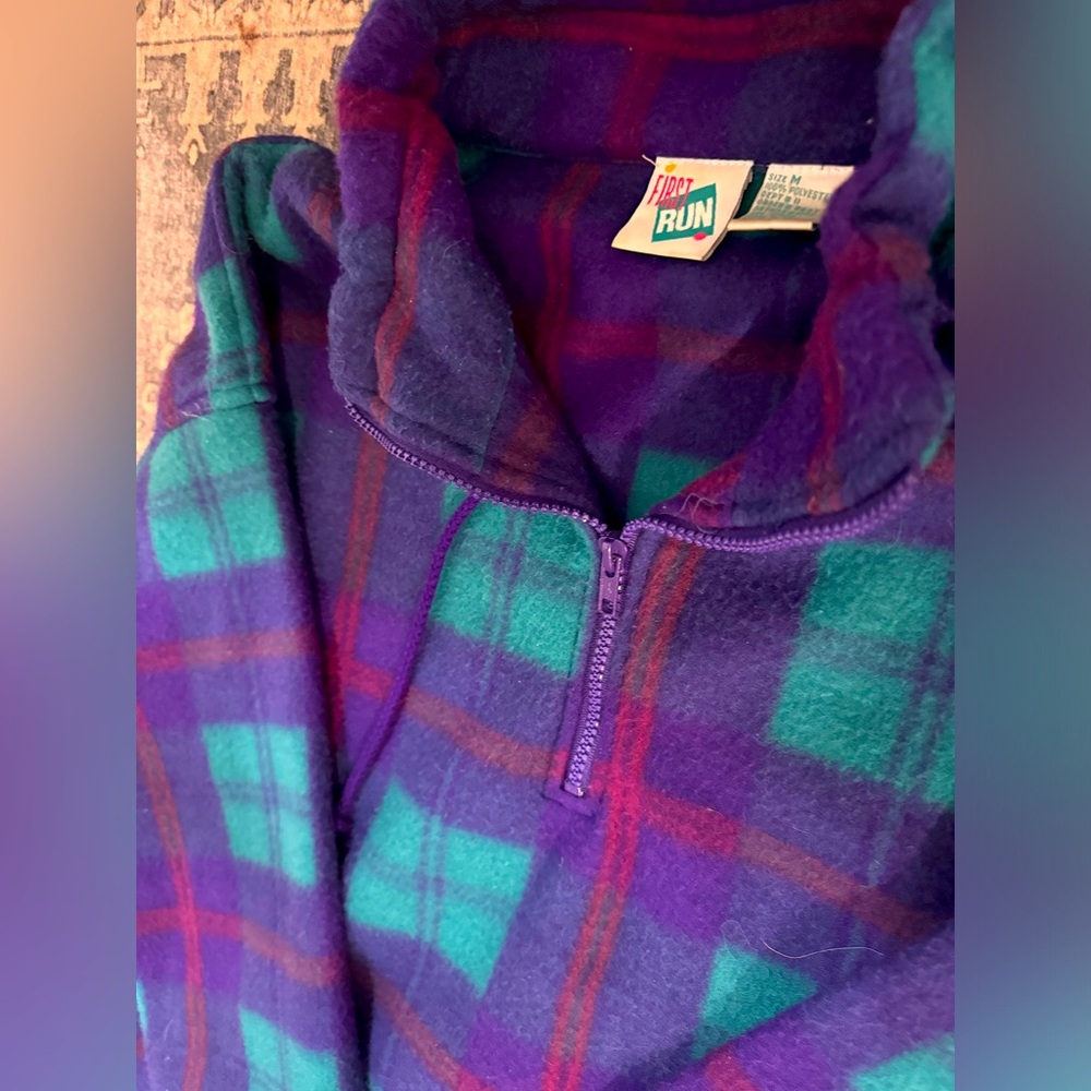 First run vintage fleece cardigan
